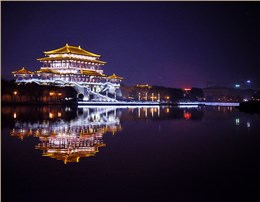 芙蓉园外景灯光亮化