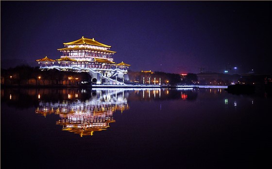 芙蓉园外景灯光亮化