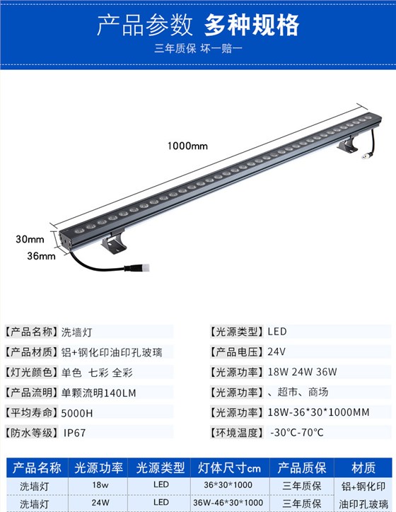 LED洗墙灯