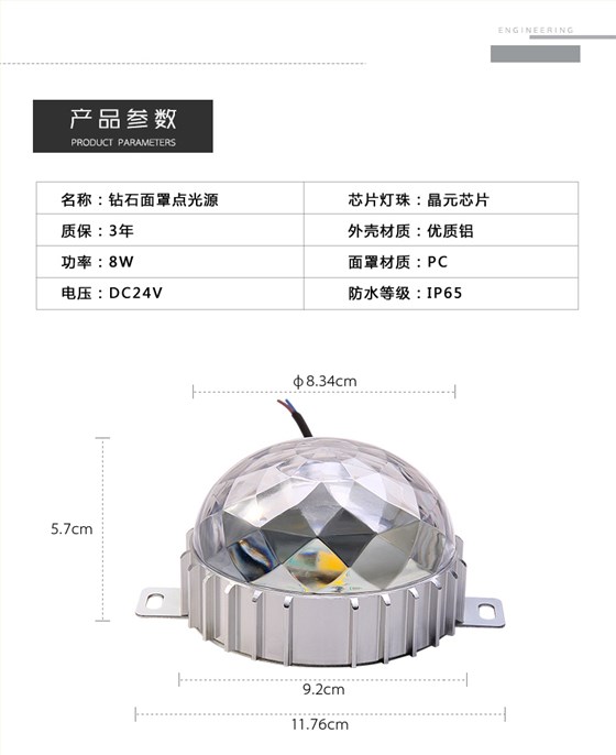 跑马灯广告牌LED点光源