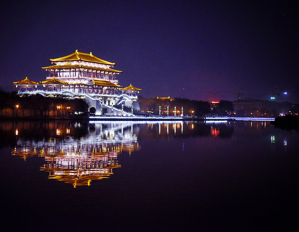 芙蓉园外景灯光亮化