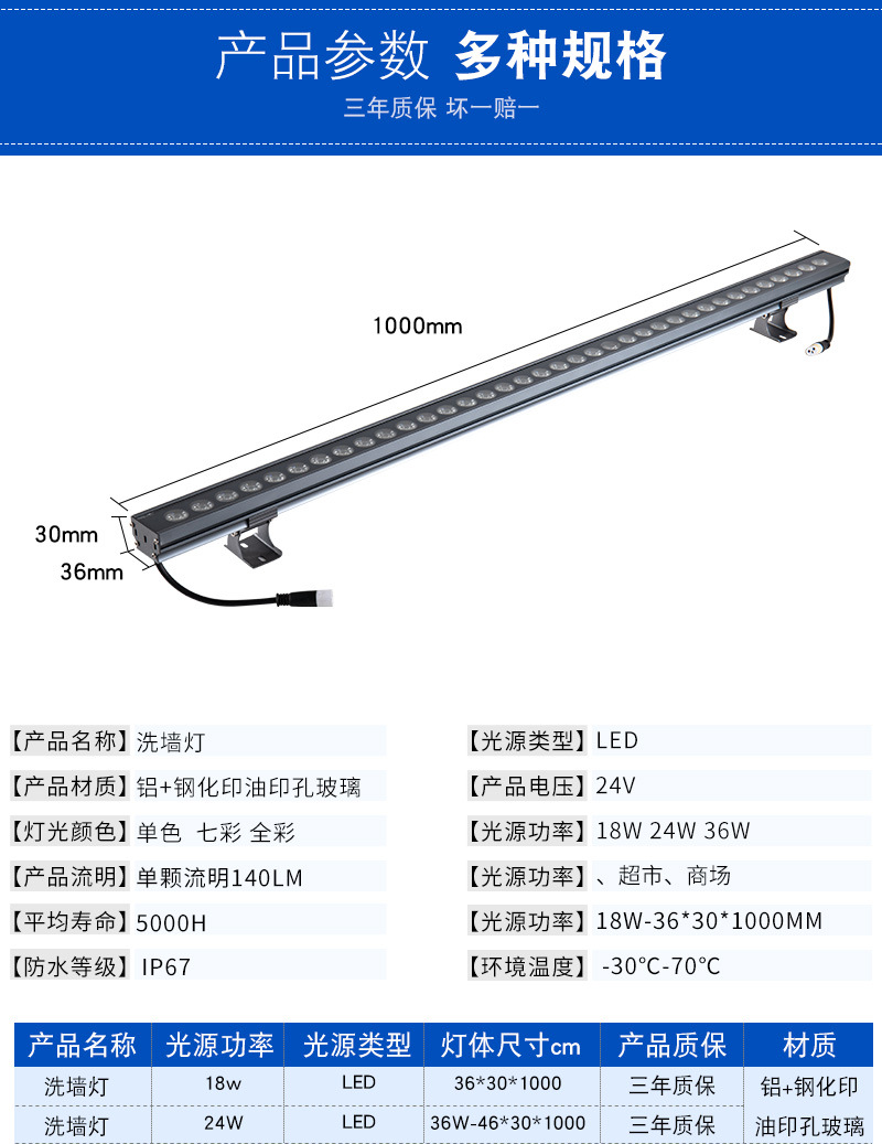 LED洗墙灯
