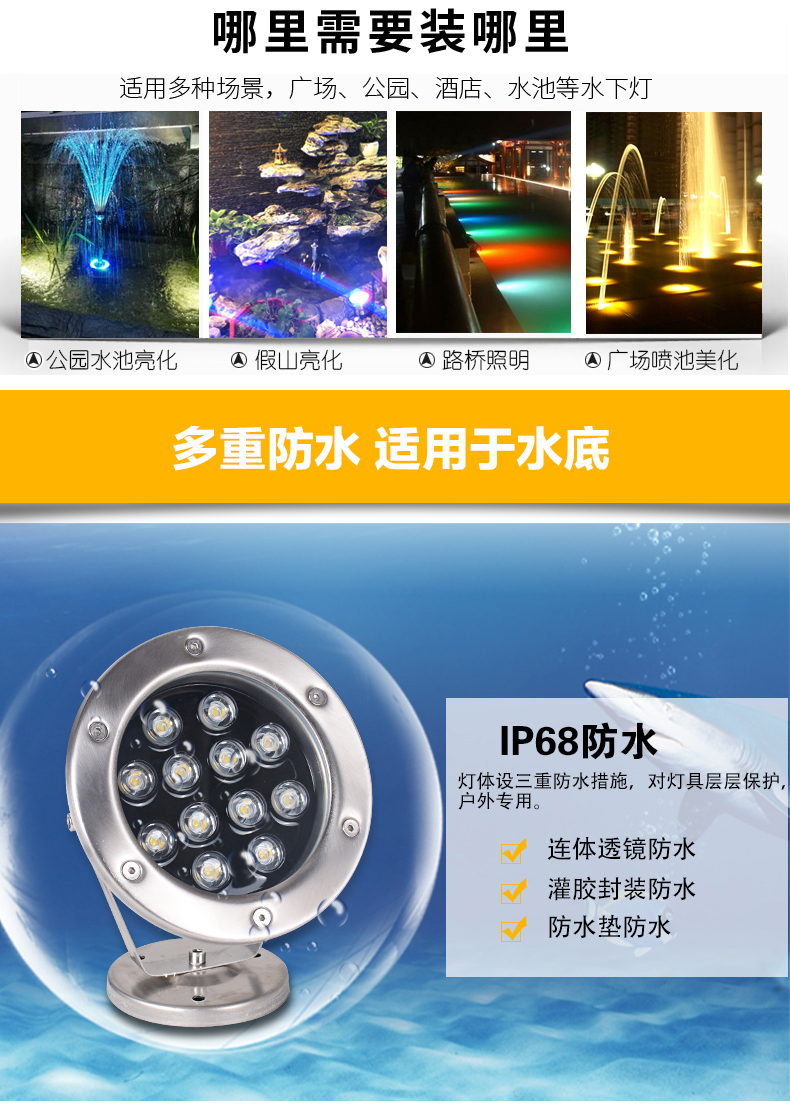 LED水底灯