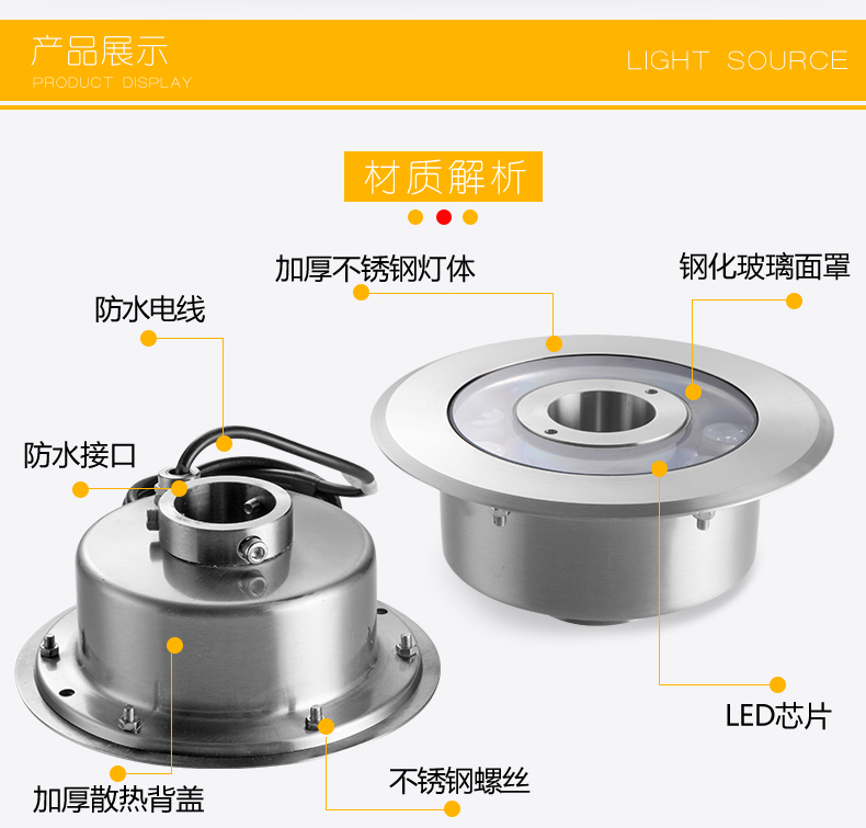 LED水底灯