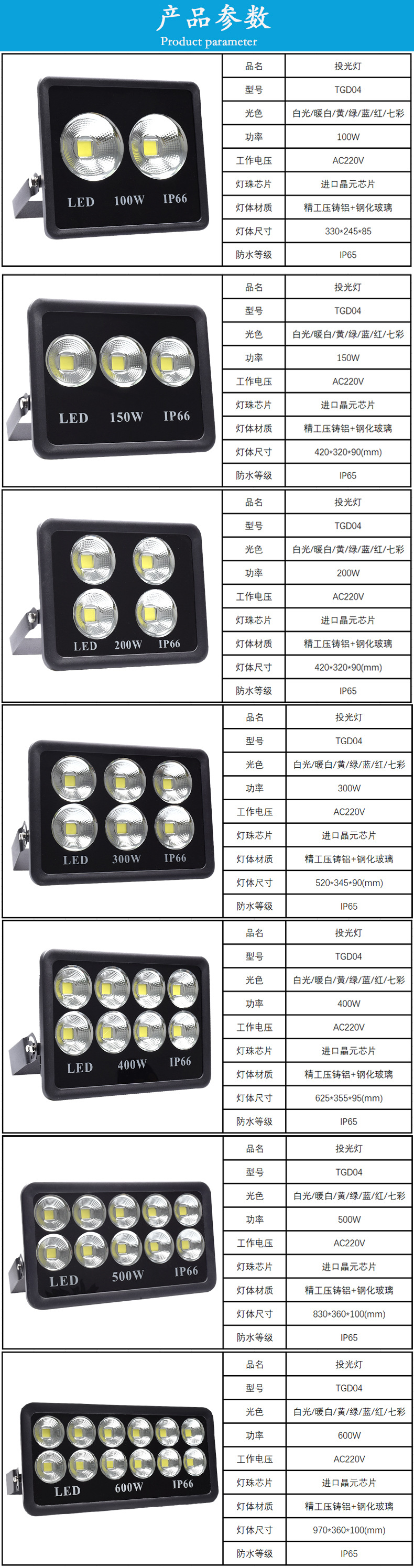 LED泛光灯
