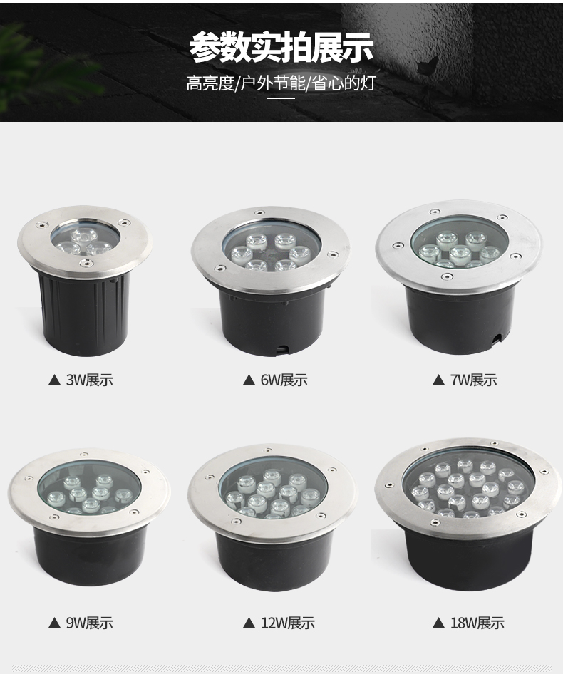 LED地埋灯户外防水庭院