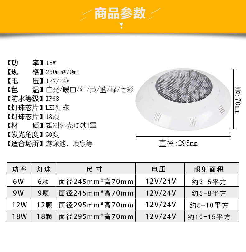 水底灯