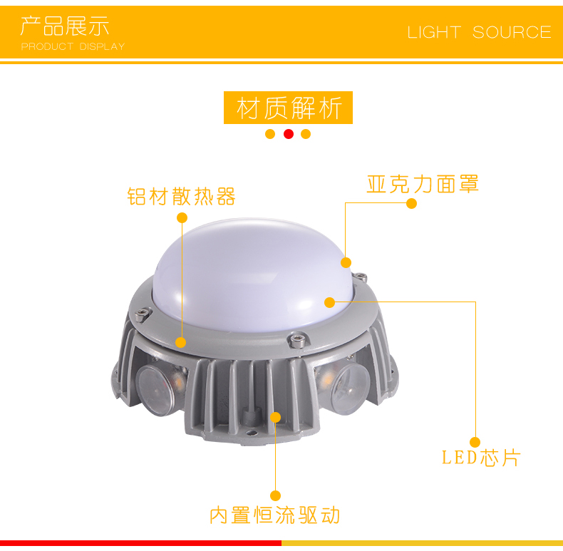 LED点光源七彩变色
